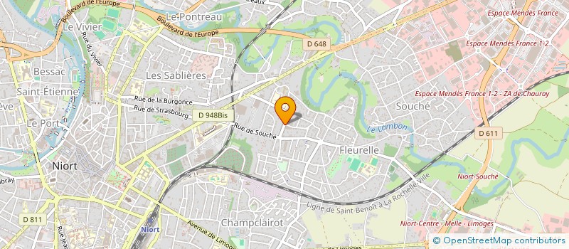 localisation de l'entreprise SPIRAL à NIORT