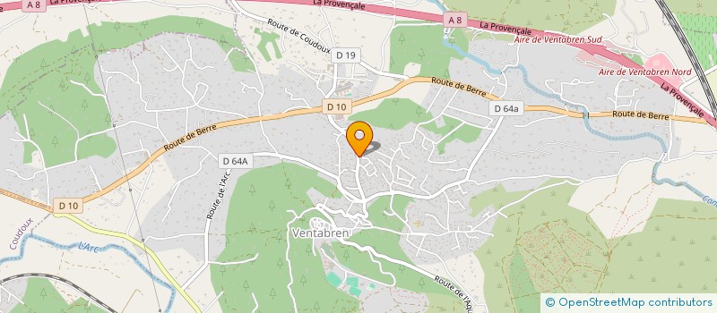 localisation de l'entreprise SPIRAL'DANSE VENTABREN  VENTABREN