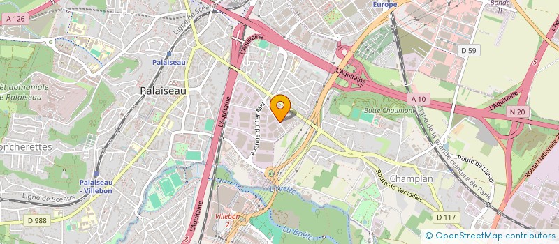 localisation de l'entreprise SPIRALE à PALAISEAU