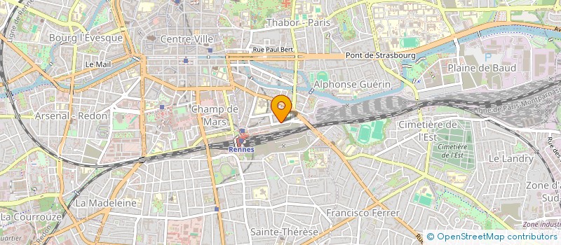 localisation de l'entreprise SPIRALE à RENNES