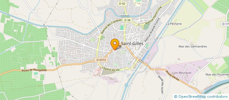 localisation de l'entreprise SPIRALE à SAINT-GILLES