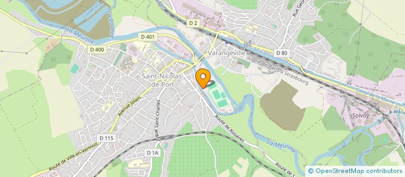 localisation de l'entreprise SPIRALE  VARANGEVILLE