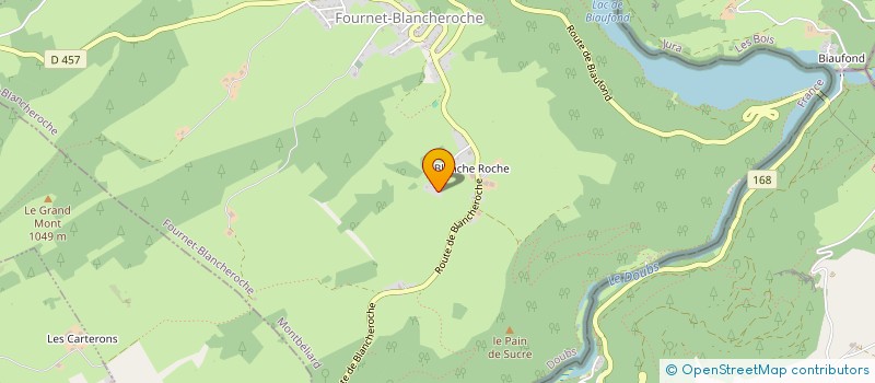 localisation de l'entreprise SPIRALE à FOURNET-BLANCHEROCHE
