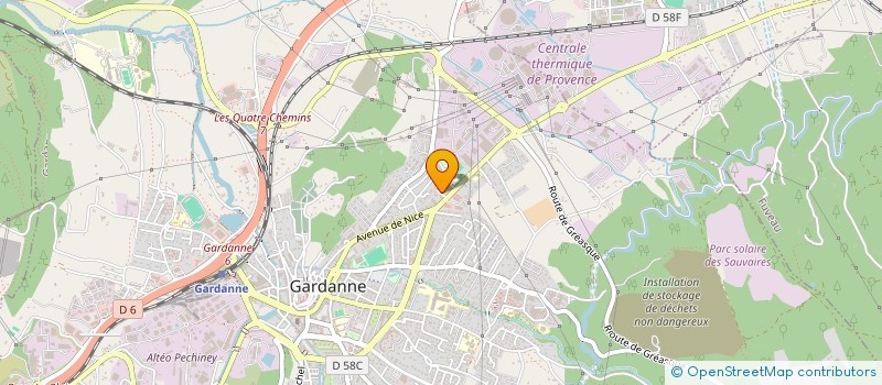 localisation de l'entreprise SPIRALE DANSE à GARDANNE