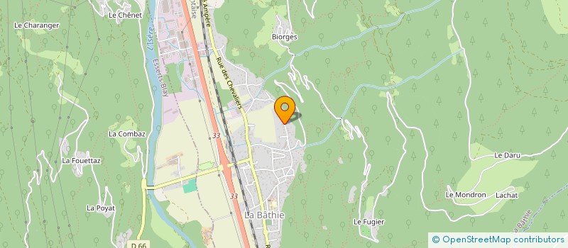 localisation de l'entreprise SPIRALE JVAL  LA BATHIE