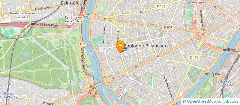 localisation de l'entreprise SPIRALE MEDIA à BOULOGNE-BILLANCOURT