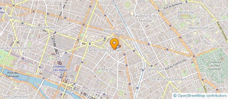 localisation de l'entreprise SPIRALE SIGNALETIQUE à PARIS