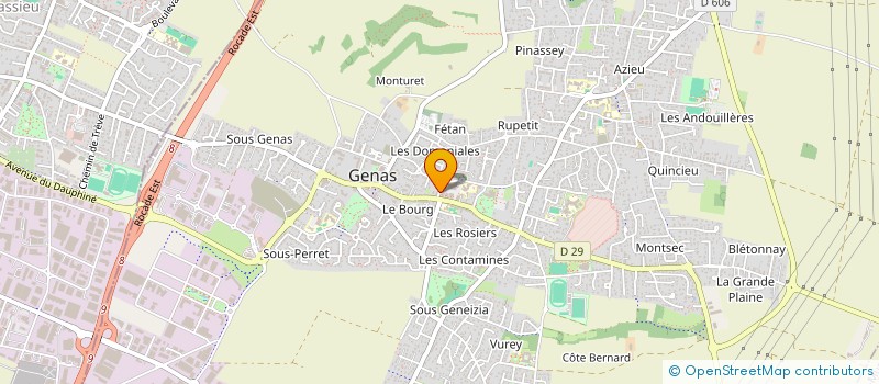 localisation de l'entreprise SPIRALEO IMMOBILIER I  GENAS