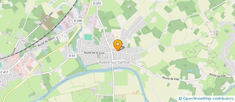 localisation de l'entreprise SPIRALES PATRIMOINE  LA SUZE-SUR-SARTHE