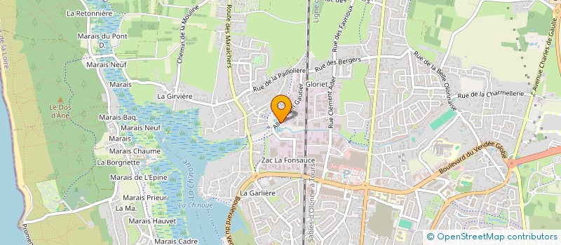 localisation de l'entreprise SPIRALIN SPORT SANTE à LES SABLES D'OLONNE