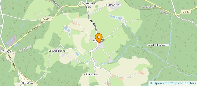 localisation de l'entreprise SPIRALSOUND  LALIZOLLE