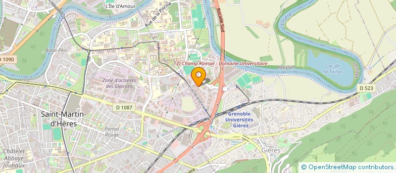 localisation de l'entreprise SPIRELEC HT BT  GIERES