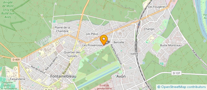 localisation de l'entreprise SPIREO à FONTAINEBLEAU