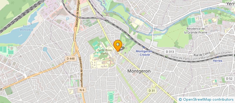 localisation de l'entreprise SPIRIDON  MONTGERON