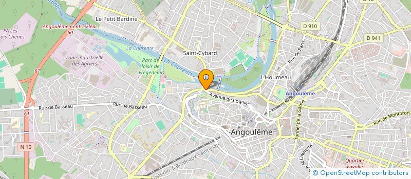 localisation de l'entreprise SPIRIDON CLUB CHARENTAIS à ANGOULEME