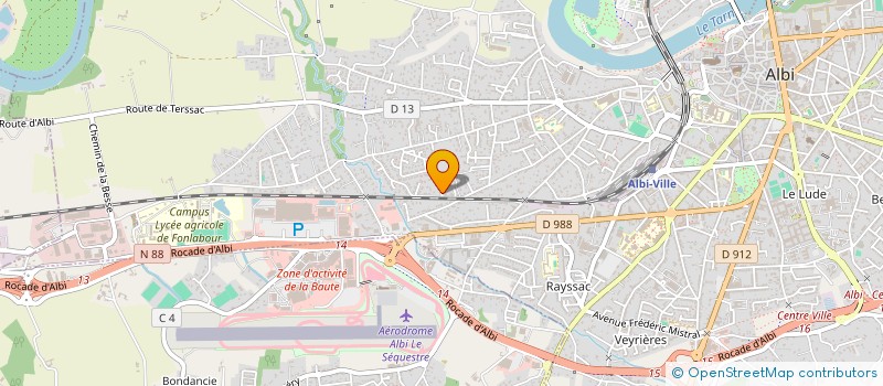 localisation de l'entreprise SPIRIDON CLUB DU TARN à ALBI