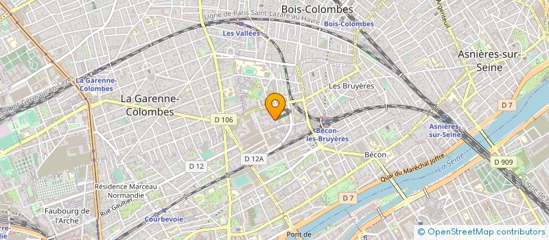 localisation de l'entreprise SPIRIT à BOIS-COLOMBES