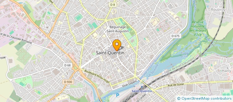 localisation de l'entreprise SPIRIT à SAINT-QUENTIN