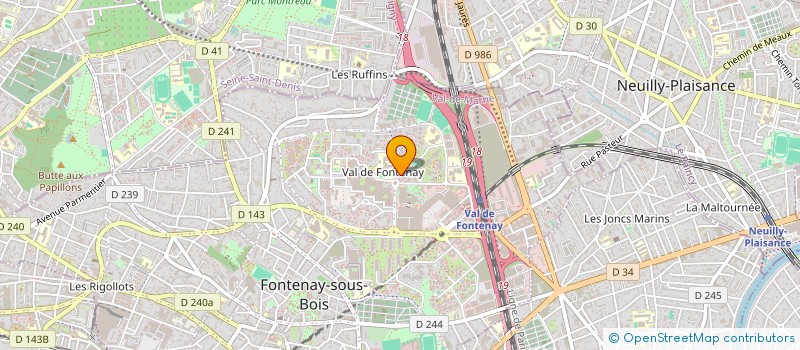 localisation de l'entreprise SPIRIT à FONTENAY-SOUS-BOIS
