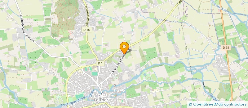 localisation de l'entreprise SPIRIT 84  LE THOR