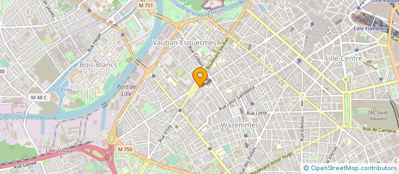 localisation de l'entreprise SPIRIT COMPAGNIE  LILLE