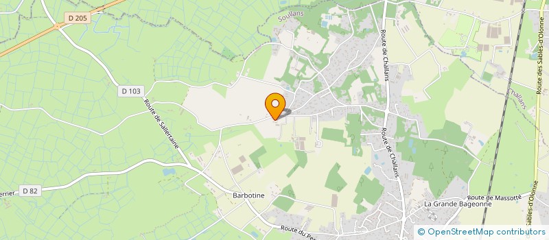 localisation de l'entreprise SPIRIT COMPOSITES  SOULLANS