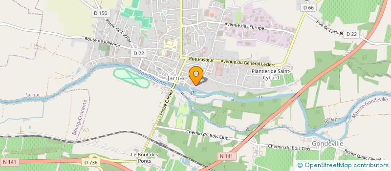 localisation de l'entreprise SPIRIT DE FRANCE à JARNAC