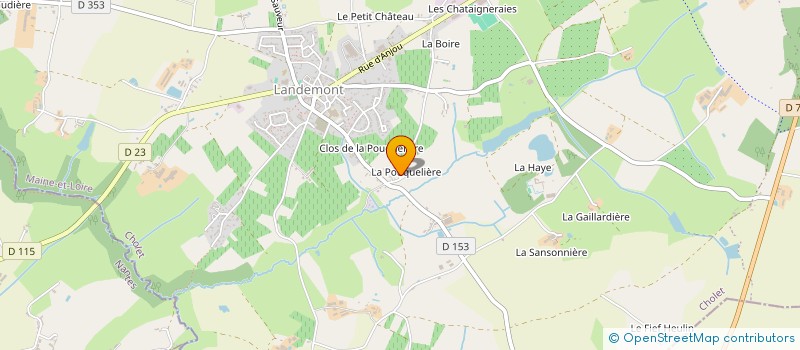 localisation de l'entreprise SPIRIT EVENT'S  OREE-D'ANJOU