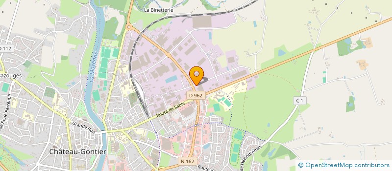 localisation de l'entreprise SPIRIT FAMILY à CHATEAU-GONTIER-SUR-MAYENNE