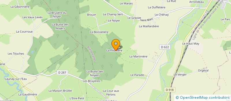 localisation de l'entreprise SPIRIT MUAY THAI CLUB BRETONCELLES à BRETONCELLES