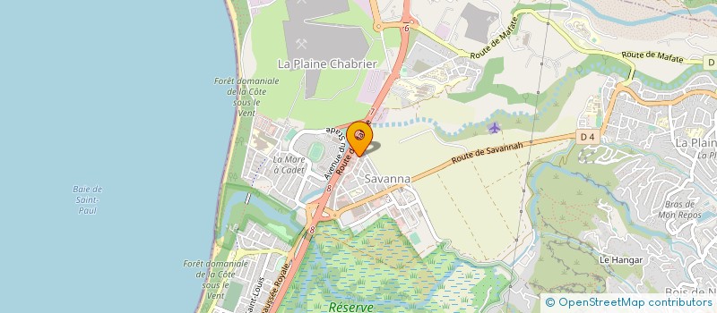 localisation de l'entreprise SPIRIT'NFIT à SAINT-PAUL