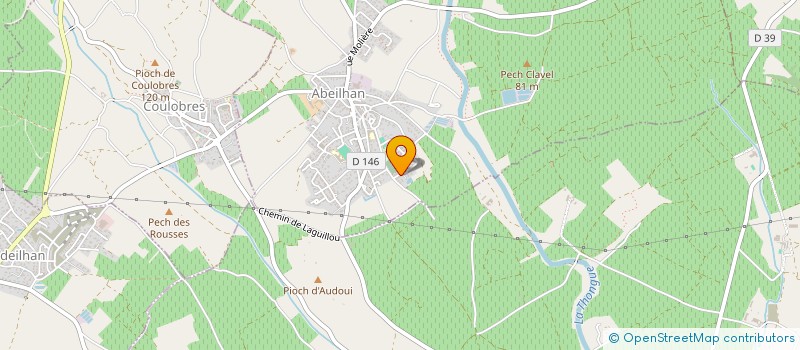 localisation de l'entreprise SPIRIT OF DAKAR  ABEILHAN