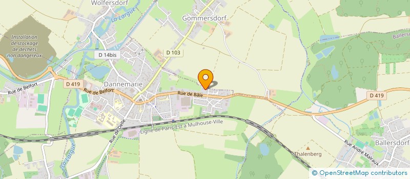 localisation de l'entreprise SPIRIT OF TIGER  DANNEMARIE