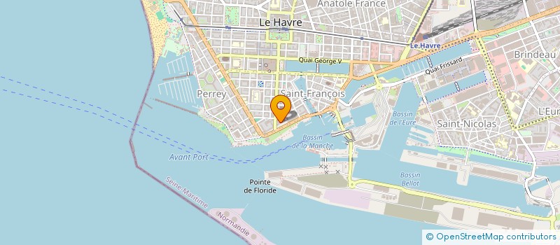 localisation de l'entreprise SPIRIT PARTNER OVERSEAS  LE HAVRE