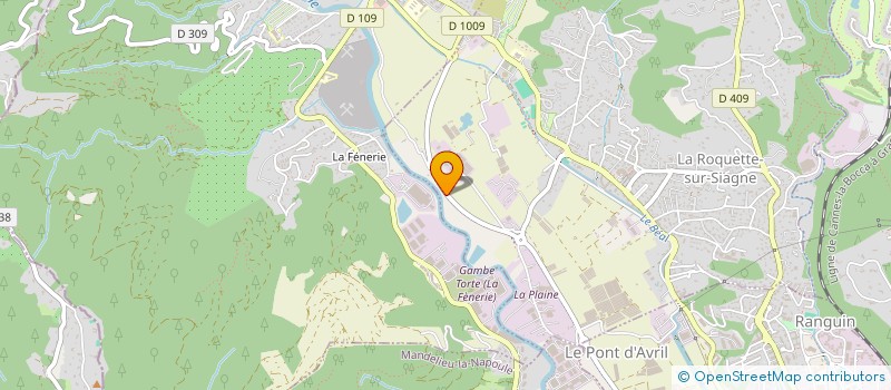 localisation de l'entreprise SPIRIT SERVICES à LA ROQUETTE-SUR-SIAGNE