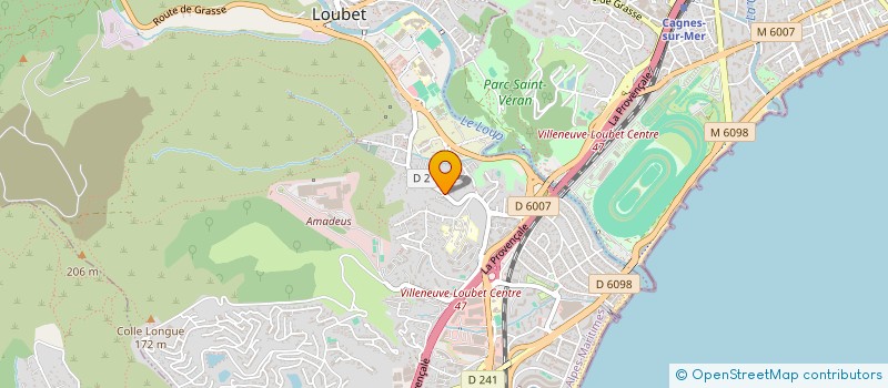 localisation de l'entreprise SPIRITUA à VILLENEUVE-LOUBET