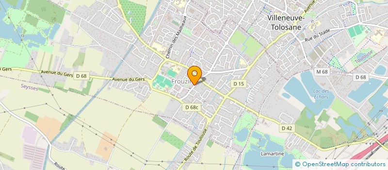 localisation de l'entreprise SPIROS  FROUZINS