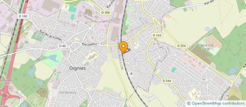 localisation de l'entreprise SPIRS à OIGNIES