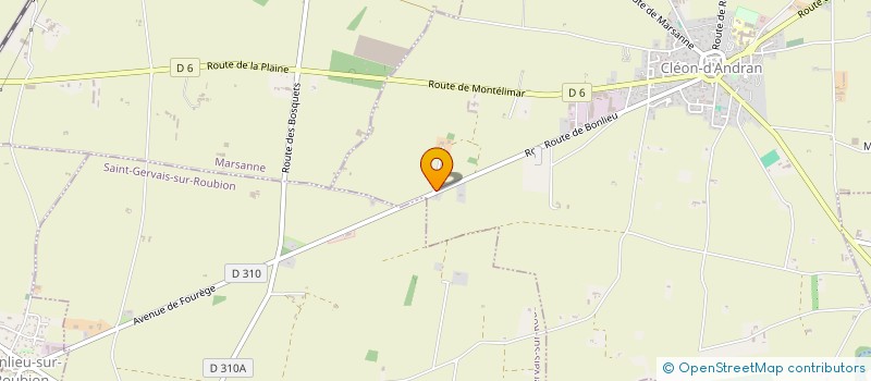 localisation de l'entreprise SPIRULINE DES ANDRANS  CLEON-D'ANDRAN