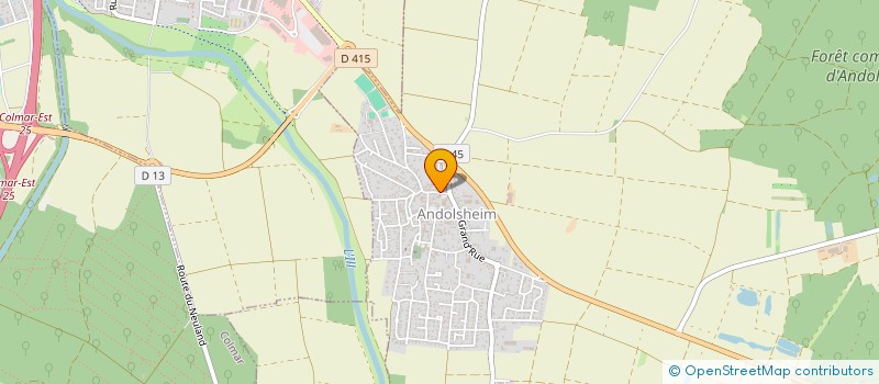 localisation de l'entreprise SPIRY SARL  ANDOLSHEIM