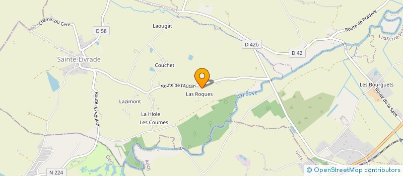 localisation de l'entreprise SPISO CONSEIL à SAINTE-LIVRADE