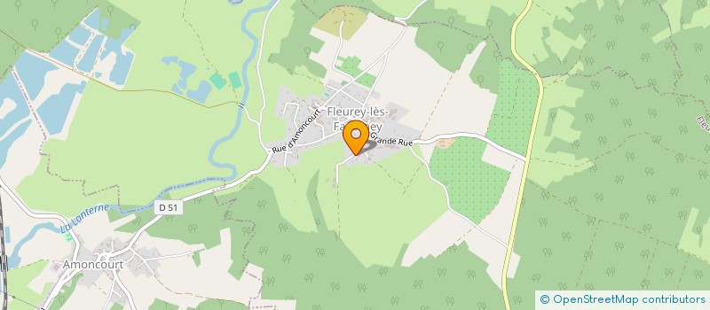 localisation de l'entreprise SPITALFIELD  FLEUREY-LES-FAVERNEY