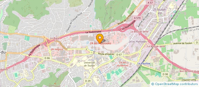localisation de l'entreprise SPITERI &CIE à LA GARDE