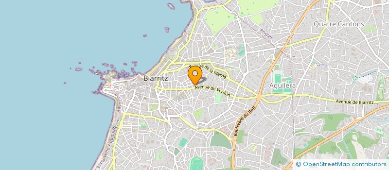 localisation de l'entreprise SPITI PROD à BIARRITZ