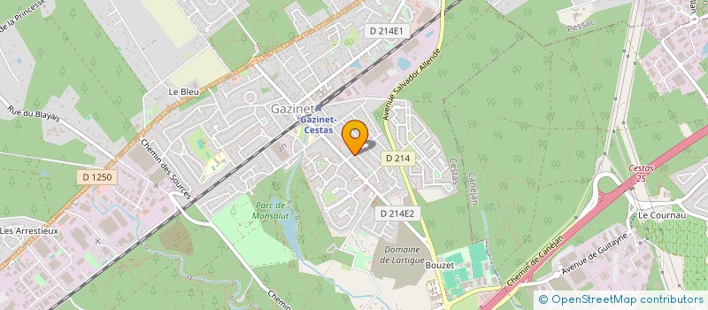 localisation de l'entreprise SPITMJ  CESTAS