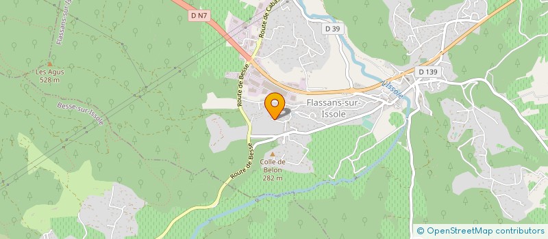 localisation de l'entreprise SPITZ COURTAGE à LE CANNET-DES-MAURES