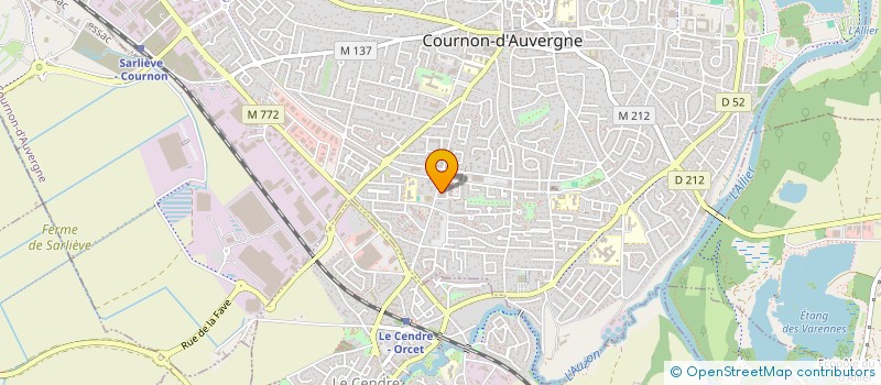 localisation de l'entreprise SPIX  COURNON-D'AUVERGNE