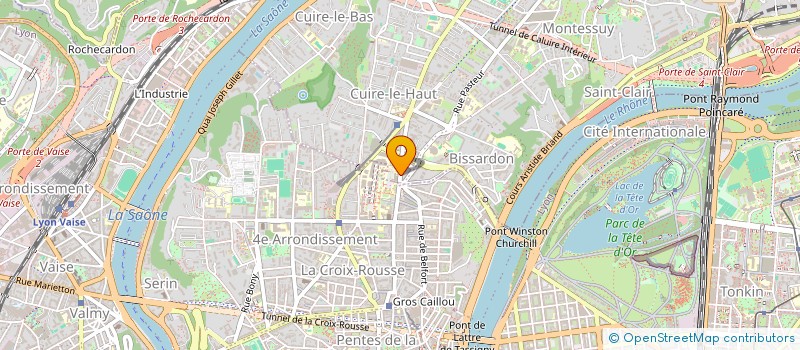 localisation de l'entreprise SPJ  CALUIRE-ET-CUIRE