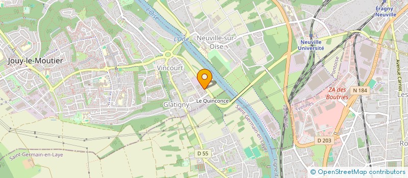 localisation de l'entreprise SPJ  JOUY-LE-MOUTIER