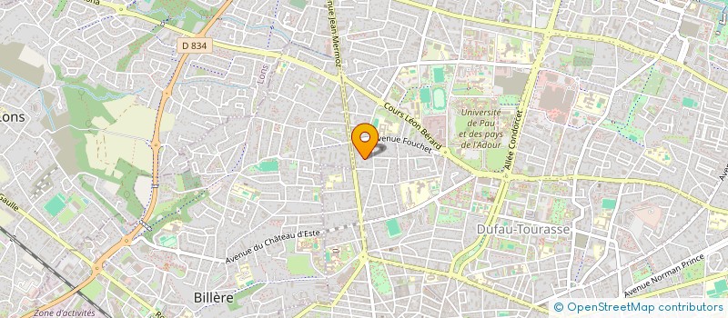 localisation de l'entreprise SPJ à MONT-DE-MARSAN